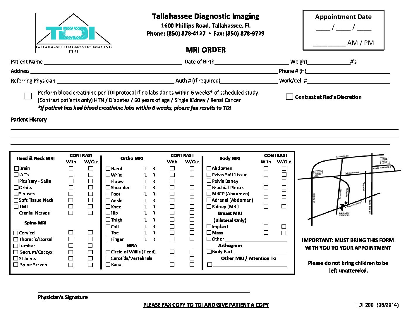 Teacher And Students Xxx Video Mp4 - Exam Request Form - Radiology Associates of Tallahassee